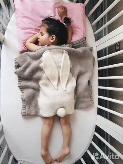 Детское одеяло -плед зайчик