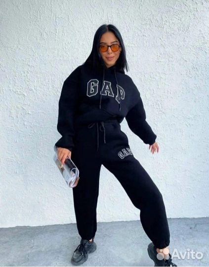 Новый женский спортивный костюм двойка на флисе