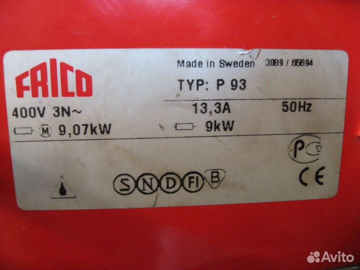 Тепловая пушка Frico P93 9кВт 380В Швеция улучшена