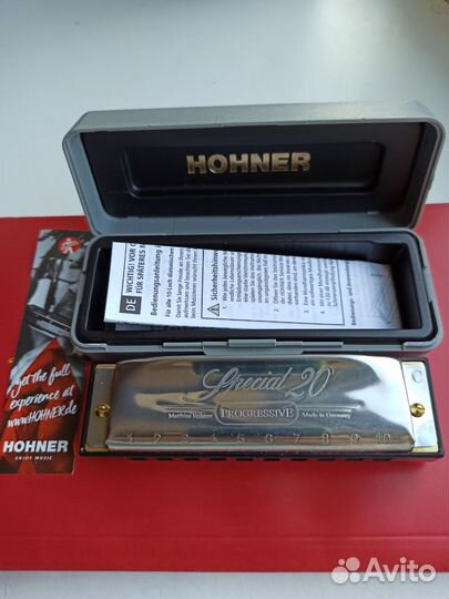 Губная гармошка hohner, С, новая