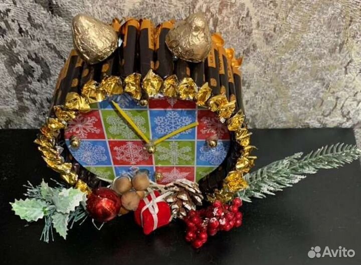 Новогодний конфетный подарок