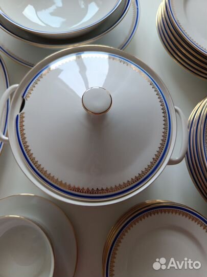 Столовый сервиз Богемия Чехословакия на 6 персон