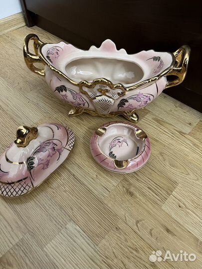 Конфетница супница levent турция винтаж