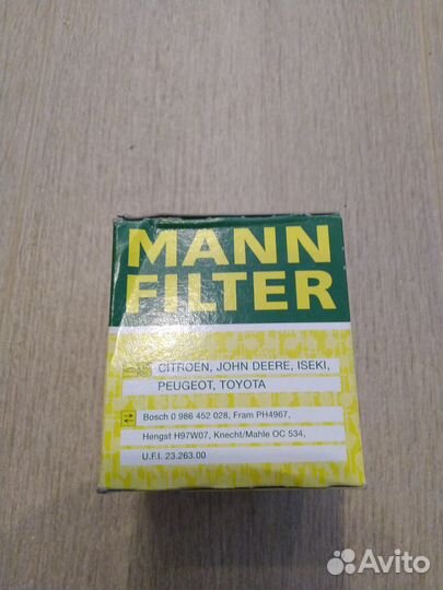Фильтр mann-filter W68/3