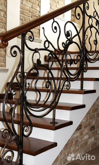 Металлическая лестница дизайн 5478