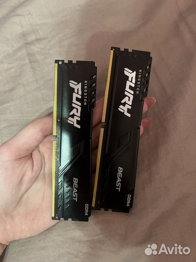 Kingston hyperx fury ddr4 16gb 3200