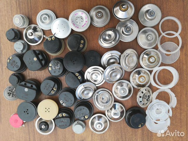 Капсуль,микрофон,динамик, для телефона СССР