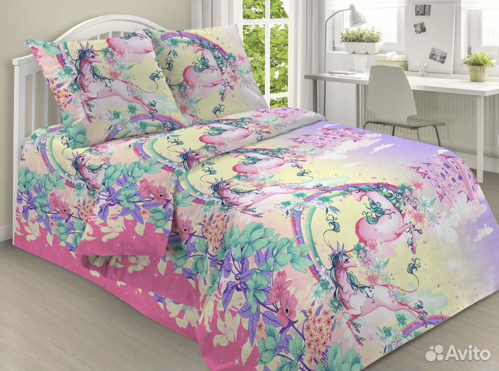 Ткань поплин 150 единорог