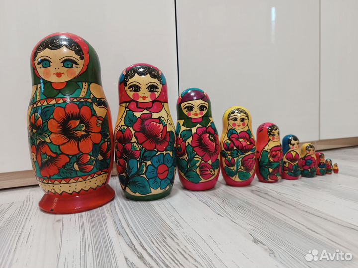 Матрешка СССР 10 в 1