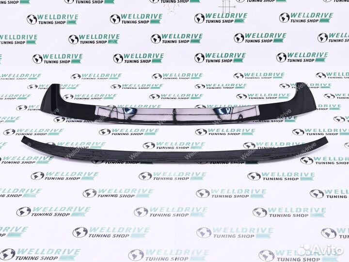 Комплект спойлеров BMW X4 G02 X4M черный глянец