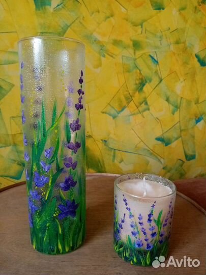 Вазы, бутылки ручная роспись