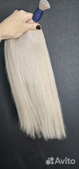 Волосы для наращивания 50 см блонд