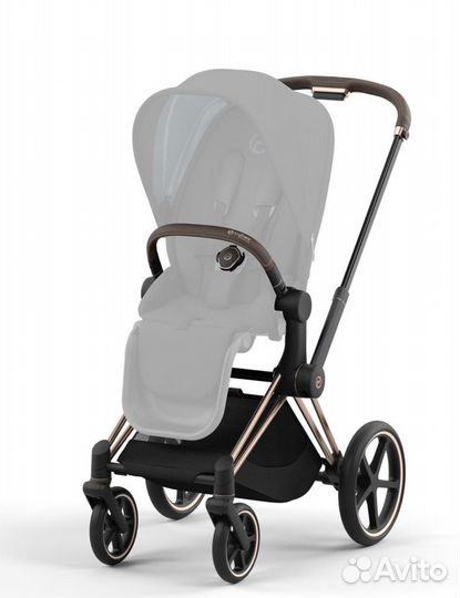Шасси cybex priam 4 rose gold с каркасом