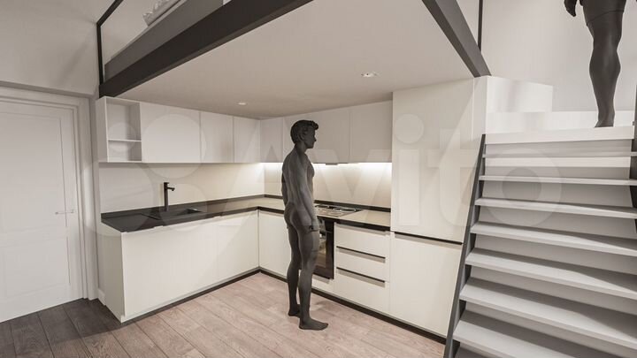 1-к. квартира, 40,2 м², 2/6 эт.