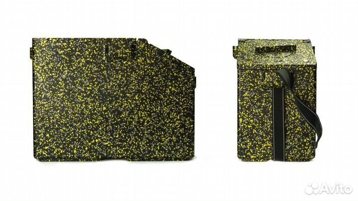 Рыболовный ящик Pelican Ice Box Classic чёрно-желт