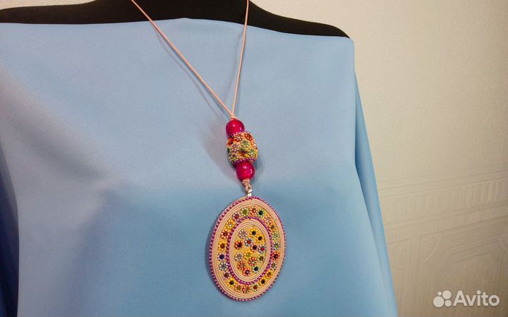 Крупный кулон бижутерия