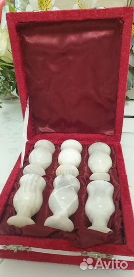 Новый подарочный набор рюмки с Оникса