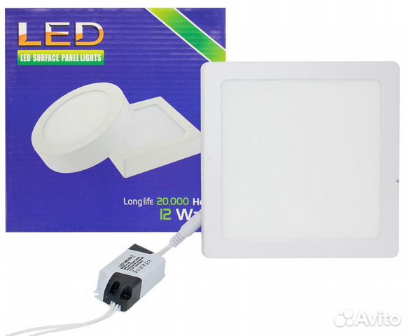 Панель LED master 6W, 4500К, 120*120мм, 51996