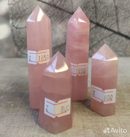 Розовый кварц. Кристаллы