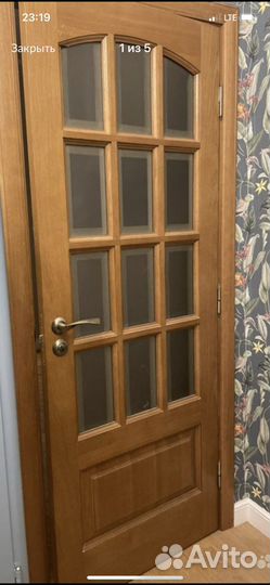 Дверь деревянная с коробкой