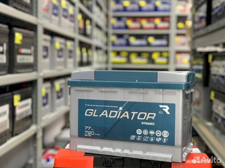Аккумулятор gladiator dynamic 77 Ач