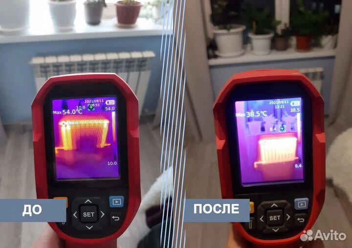 Промывка систем отопления, замена теплоносителя