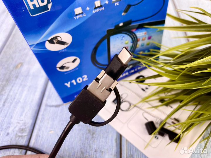 Эндоскоп HD 3в1 Android и пк 2м