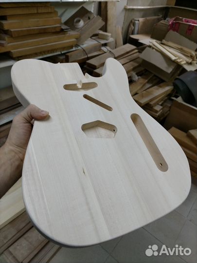 Корпус электрогитары дека фендер телекастер