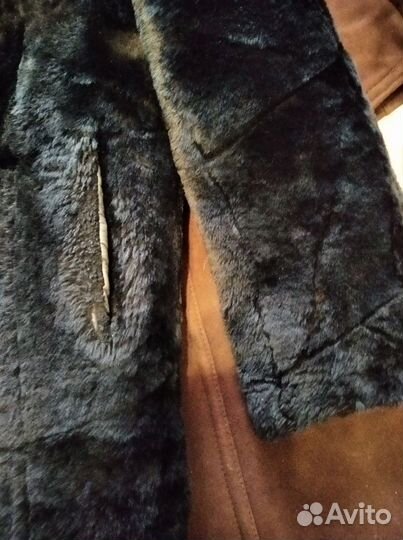 Шуба натуральная овчина мужская под ремонт