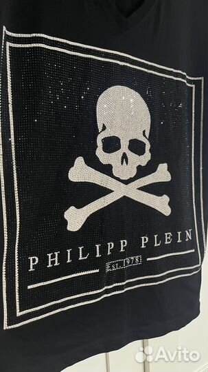 Футболка philipp plein со стразами оригинал