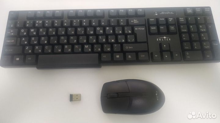 Беспроводной комплект Oklick 200M (Мышь+клавиатура