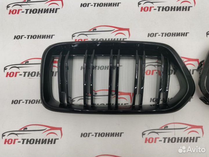 Решётка в стиле BMW X2 M f39 черный глянец Bmw X2