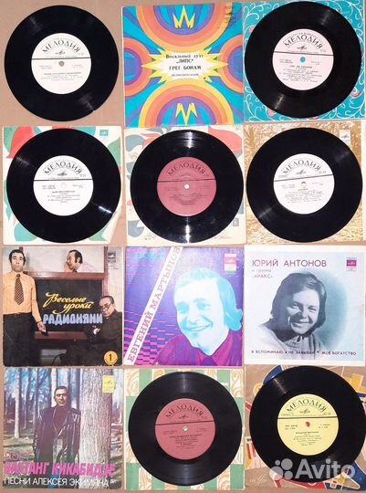 Виниловые пластинки СССР