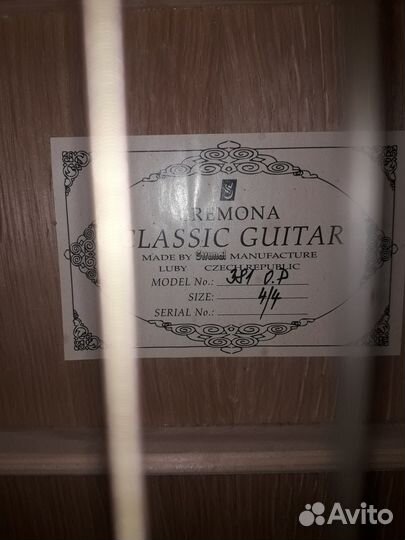 Классическая гитара cremona Strunal 381 OP