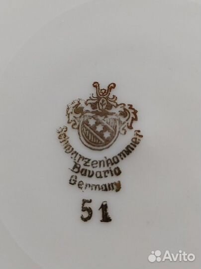 Тарелка фрукты антикварная