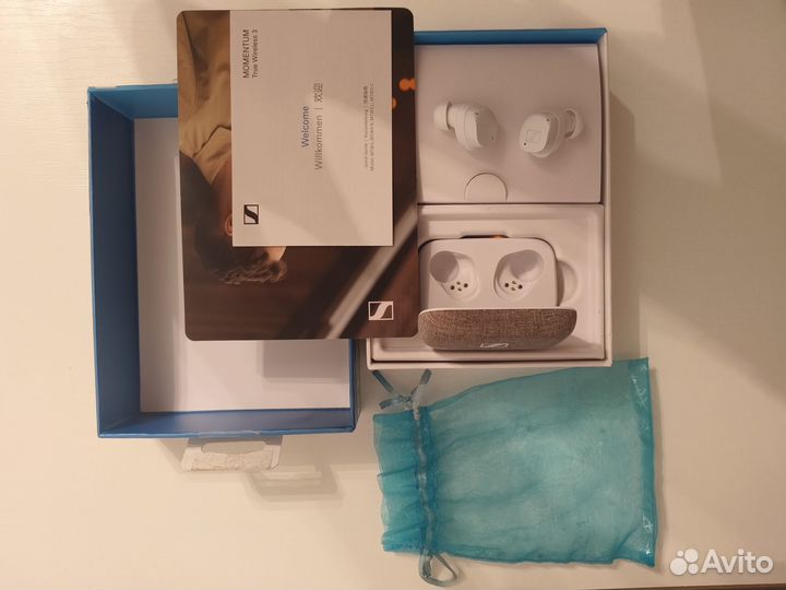 Sennheiser momentum true wireless 3 (белые)