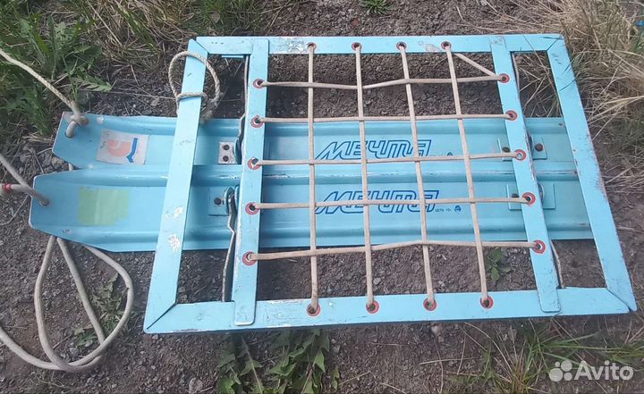 Детские раскладные сани СССР