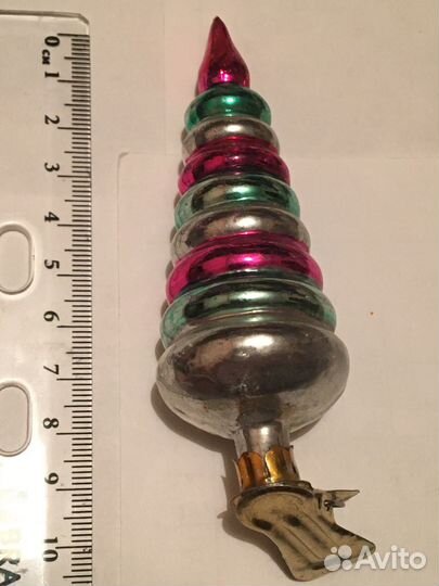 Ёлочные игрушки (ребёнок в костюме клоуна)