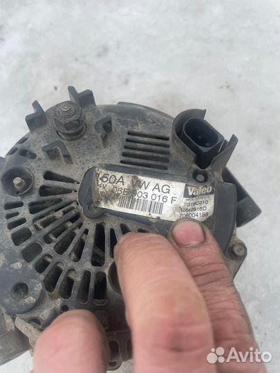 Генератор audi a6c6 мотор auk 3.2, 150A