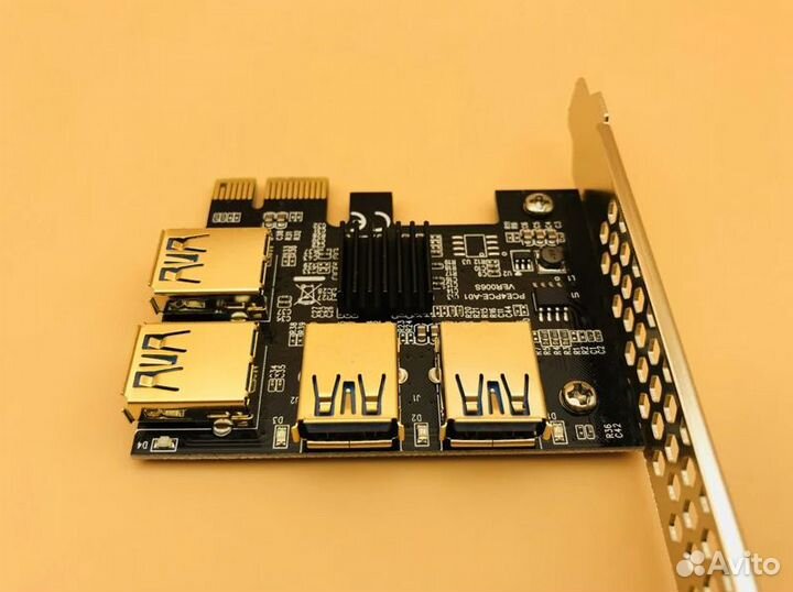 PCI e от1 до 4 PCI e адаптер PCIe от1x до 16x USB