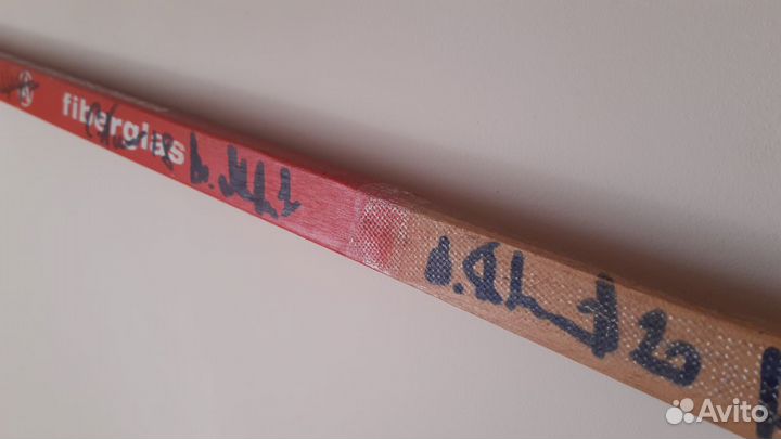 Хоккейная клюшка с автографами сборной СССР 1981