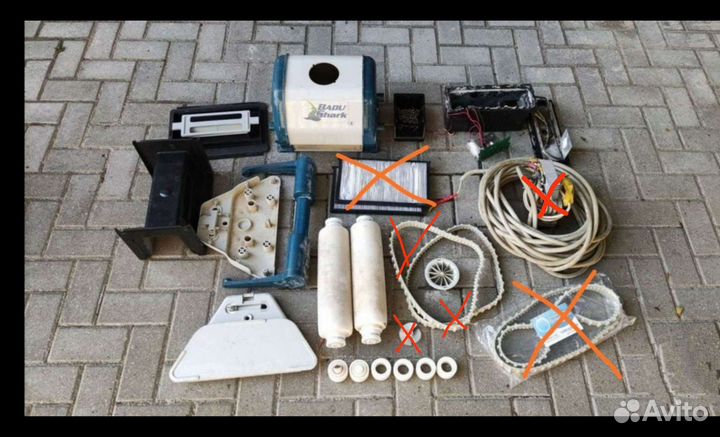 Запчасти для водяного пылесоса бассейна