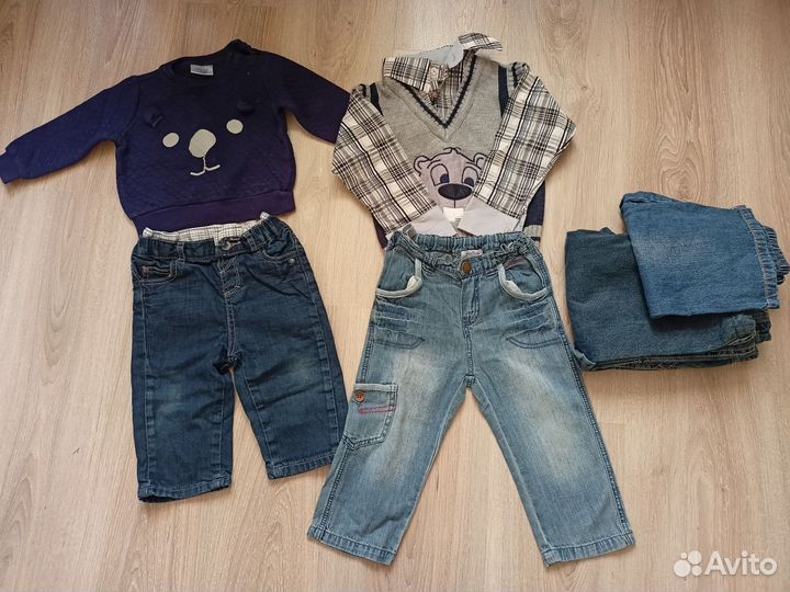 Пакет вещей для мальчика от года до двух лет