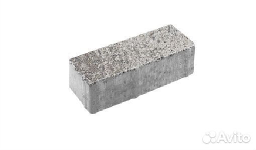 Тротуарная плитка паркет, цв.серый, 60 мм Выбор