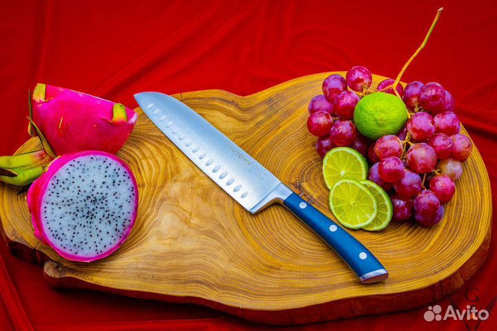 Кухонный нож Большой Сантоку Blanche