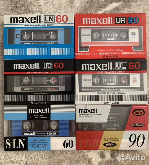 Аудиокассеты maxell 2