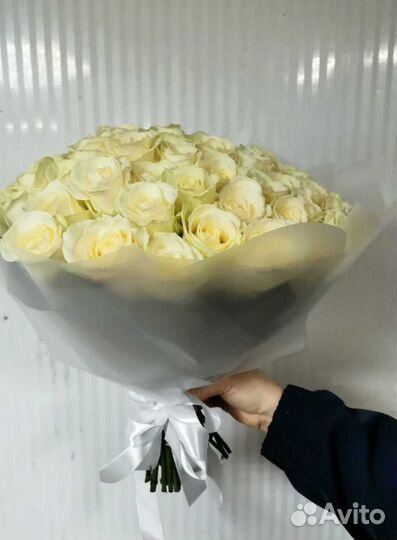 Розы с доставкой, букет роз 51 шт