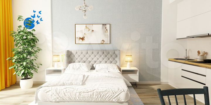 Квартира-студия, 34 м² (Грузия)