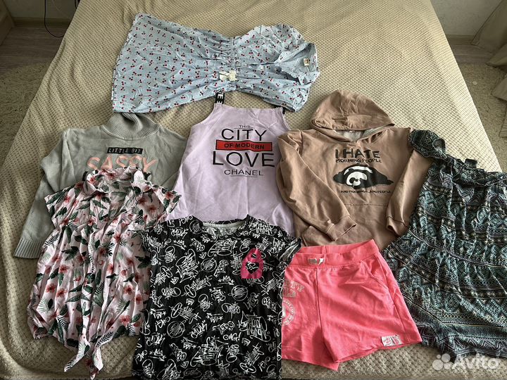 Вещи пакетом на девочку