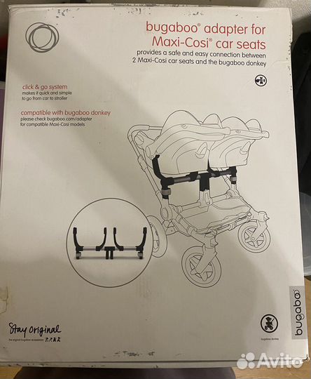 Адаптеры для автолюльки maxi cosi bugaboo